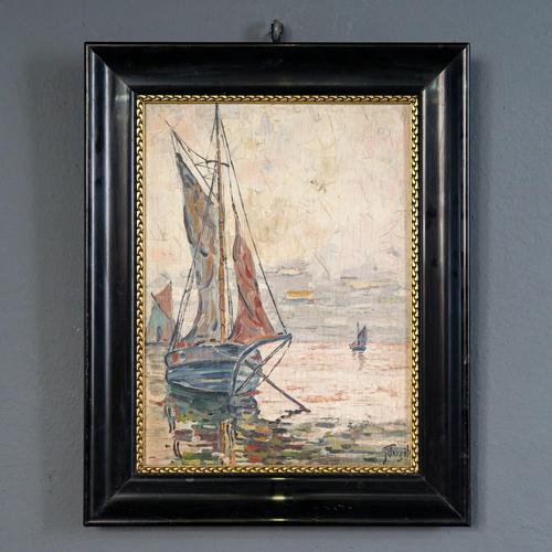 R. Tuzil, Untitled, Oil, Framed For Sale - Image 15 of 15