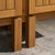 Brutalist Sideboard with Geometric Details in Oak, France For Sale - Image 9 of 17