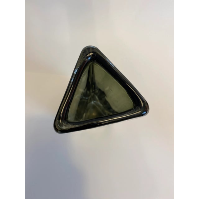 1950s 1959 Orrefors Sommerso Dusk Series Vase, Signed Nils Landberg For Sale - Image 5 of 12