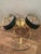 1980s Bouillotte Style Brass 3 Arm Chandelier With Green Tole Shades by Lightolier For Sale - Image 11 of 16
