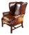 Halo Lincoln Club Lounge Chair in Cigar Leather from Timothy Oulton, 2010s For Sale