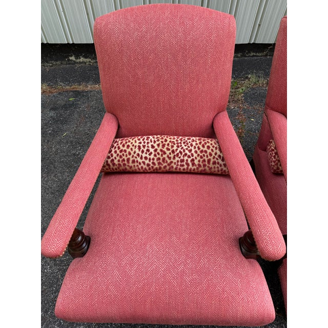 George Smith Edwardian Chairs- Set of 2 For Sale - Image 12 of 12