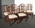 French Country Six Vintage French Country Oak White Dining Room Chairs For Sale - Image 3 of 12