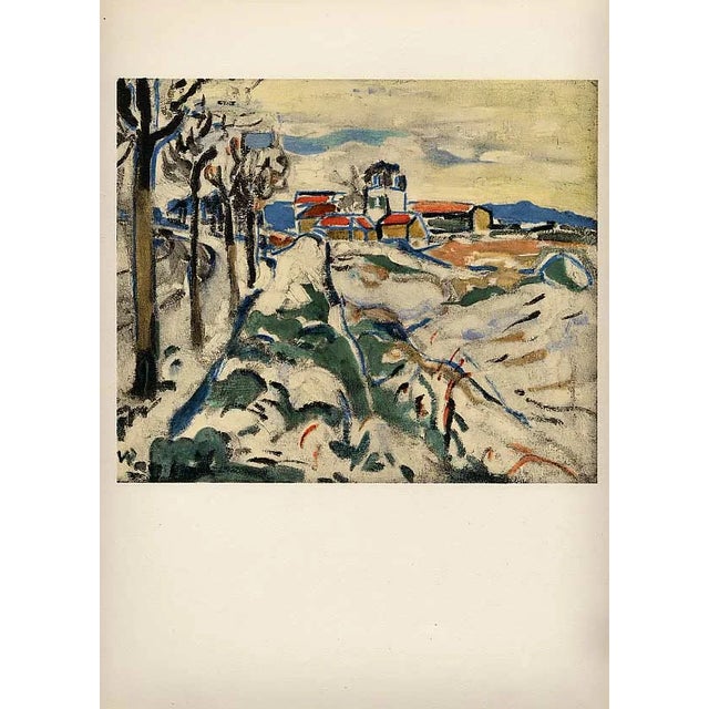 Title: Hills at Chatou Artist: Maurice de Vlaminck Country: France Medium: Lithograph – 13 Marks: Signed in plate, not...