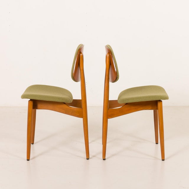 Wood Mid-Century Modern Scandinavian Chairs in the style of Arne Hovmand Olsen, 1970s, Set of 4 For Sale - Image 7 of 18