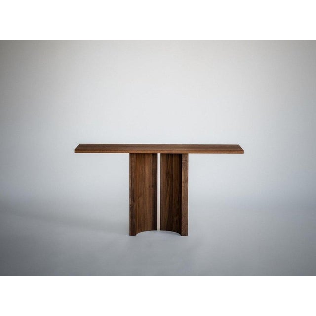 Aperta C1 100 American Walnut Console Table by Mokko Amsterdam For Sale - Image 6 of 10