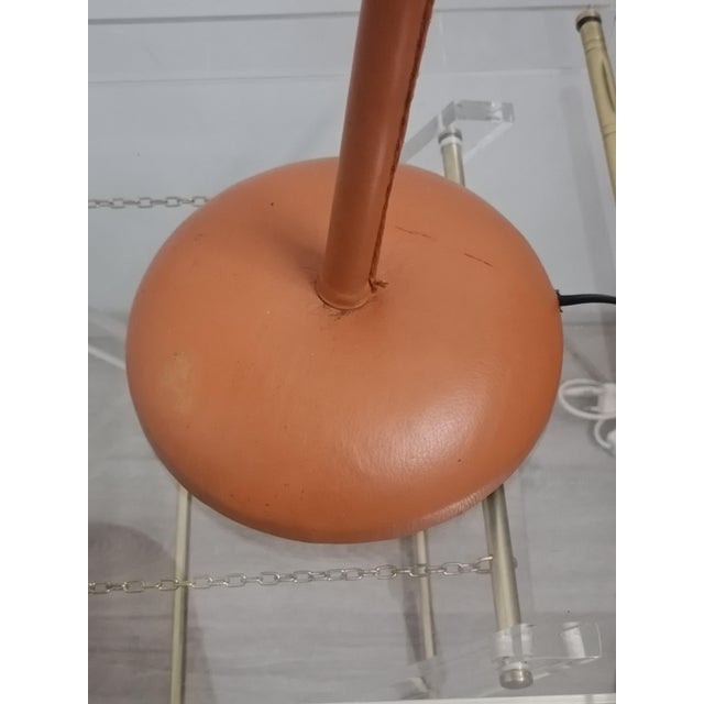 Animal Skin Table Lamp by Jacques Adnet for Valenti, 1960s For Sale - Image 7 of 14