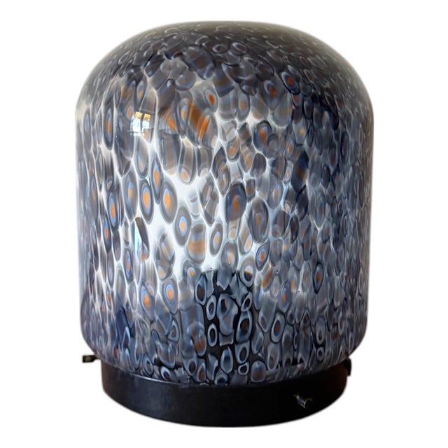 Murrine-Blown Glass Neverrino Table Lamp by Gae Aulenti for Vetreria Vistosi, Italy, 1970s For Sale