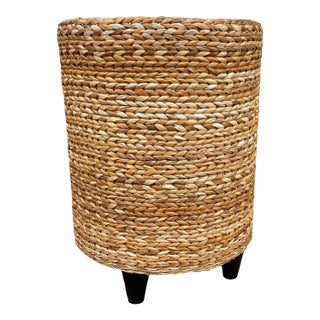 Pottery Barn Seagrass Collection Table For Sale