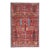 Modern Bidjar Style Red Handmade Wool Rug With Geometric Floral Motif For Sale