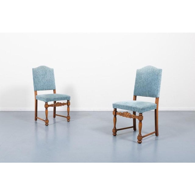 Provenance Oak Dining Table and Dining Chairs, 1950s, Set of 7 For Sale - Image 14 of 18