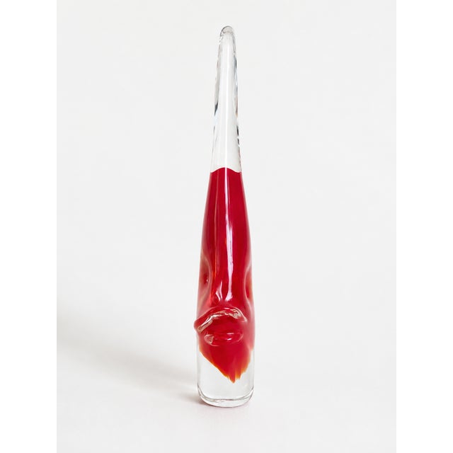 Mid-Century Murano Sommerso Glass Fish Sculpture from Formia, 1970s For Sale - Image 4 of 8