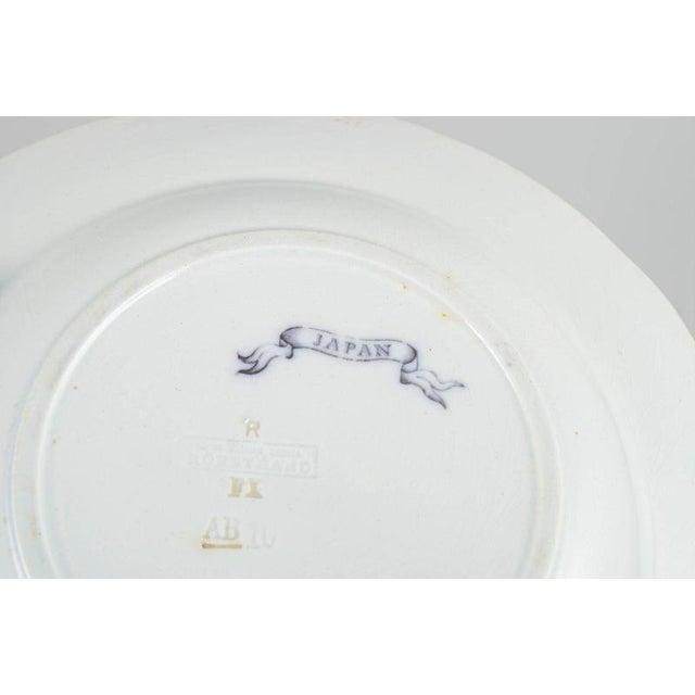 Japan Series Deep Plates in Faience from Rörstrand, Sweden, Set of 6 For Sale - Image 4 of 5