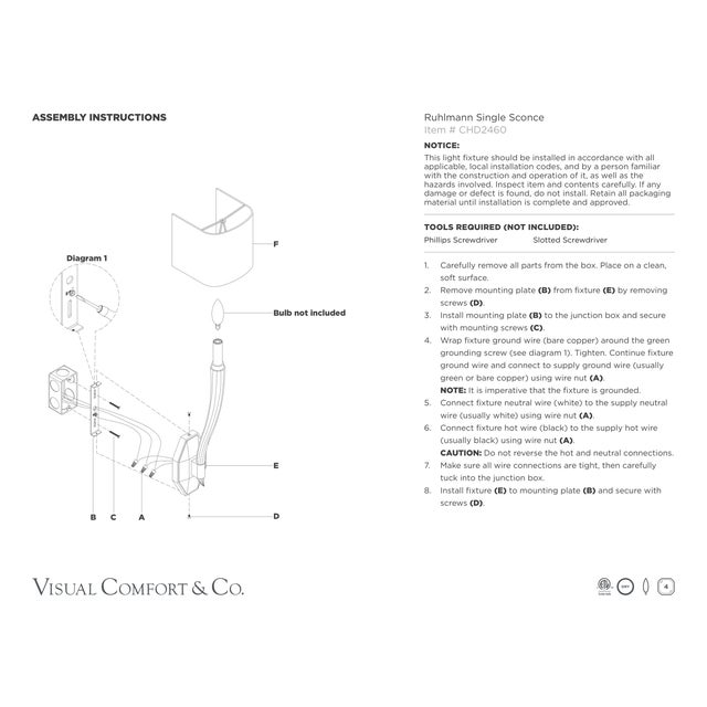 Visual Comfort Chapman & Myers for Visual Comfort Signature Ruhlmann Single Sconce in Bronze with Linen Shade For Sale - Image 4 of 5