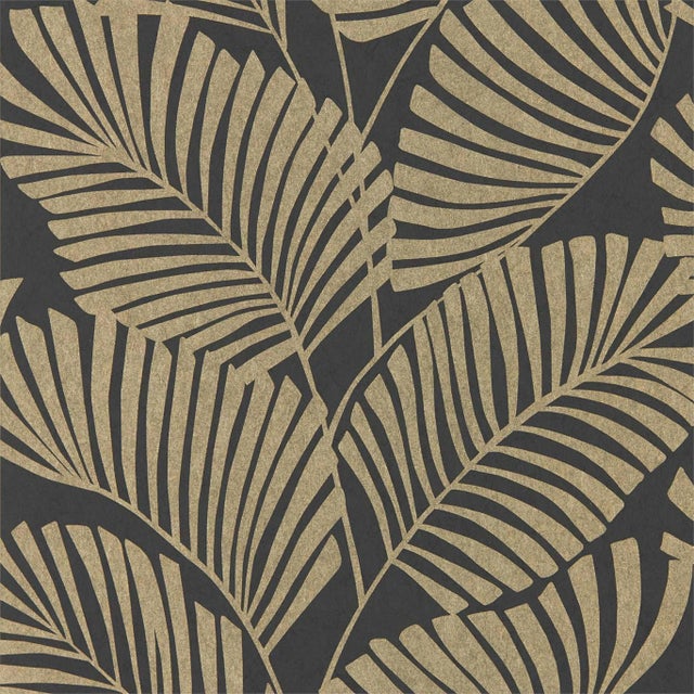 Harlequin Mala Wallpaper in Ebony - a Sample For Sale