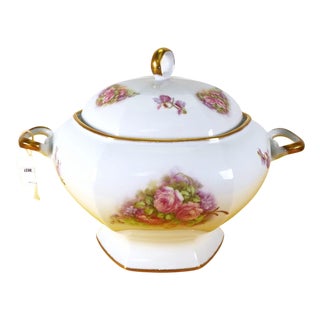 Porcelain Soup Bowl from Limoges For Sale