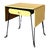 20th Century Yellow Formica Children's School Desk With Two Leaves For Sale