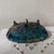 Modern Vintage Indiana Iridescent Carnival Glass Blue Grapefruit Footed Bowl For Sale - Image 3 of 9
