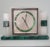 Metal French Art Deco Onyx and Malachite Veneer Mantel Clock, 1920s For Sale - Image 7 of 7