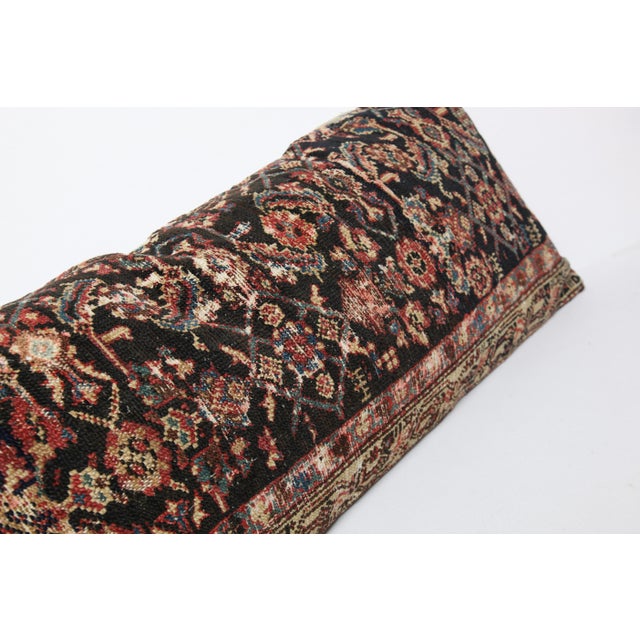 Authentic Tribal Rug Pillow - Distressed Lumbar Pillow Cushion Cover -16'' X 42'' For Sale In Tampa - Image 6 of 10