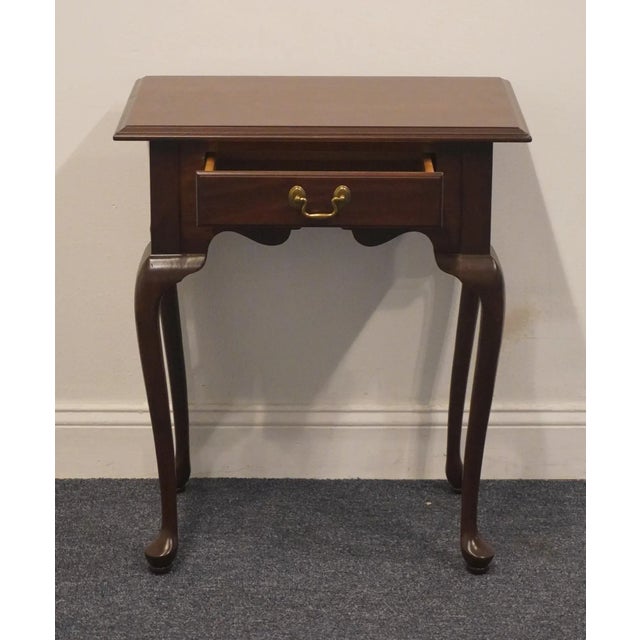 Ethan Allen Georgian Court Solid Cherry Traditional Style 24 quot Accent
