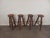 Brutalist Wood Stools, 1950s, Set of 4 For Sale - Image 9 of 18