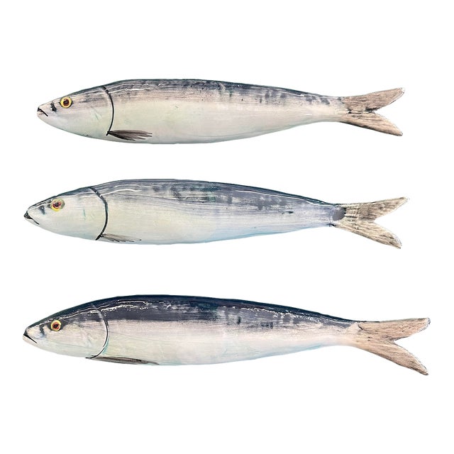 Vintage Portuguese Porcelain Sardines Set of 3 Chairish