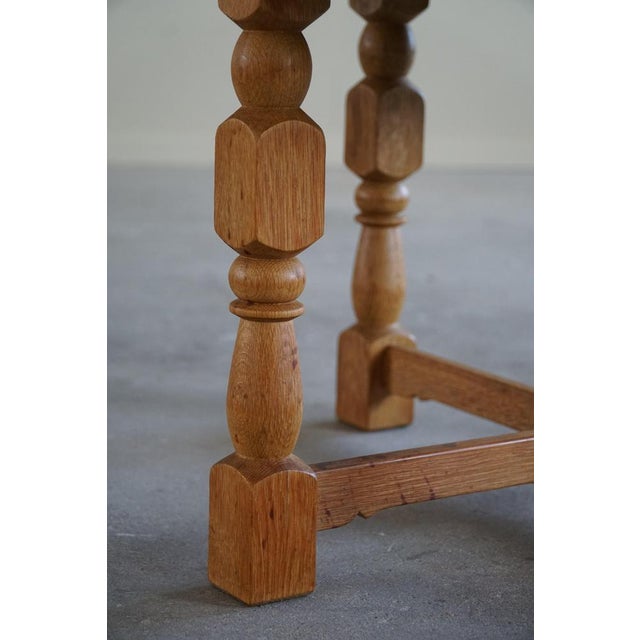 Mid-Century Danish Side Table in Oak by Henning Kjærnulf, 1960s For Sale - Image 10 of 14