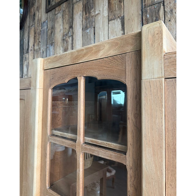 Large Art Deco Asymmetrical Oak Wardrobe, 1920s For Sale - Image 14 of 18