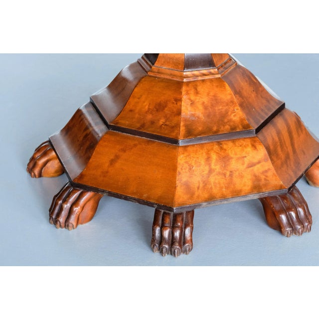 1920s Swedish Grace Floor Lamp in Birch with Carved Paw Feet, 1920s For Sale - Image 5 of 13