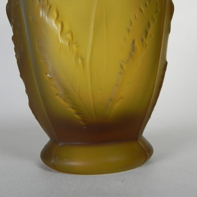 Vintage Pressed Glass Inwald Vase, 1960s For Sale - Image 10 of 13