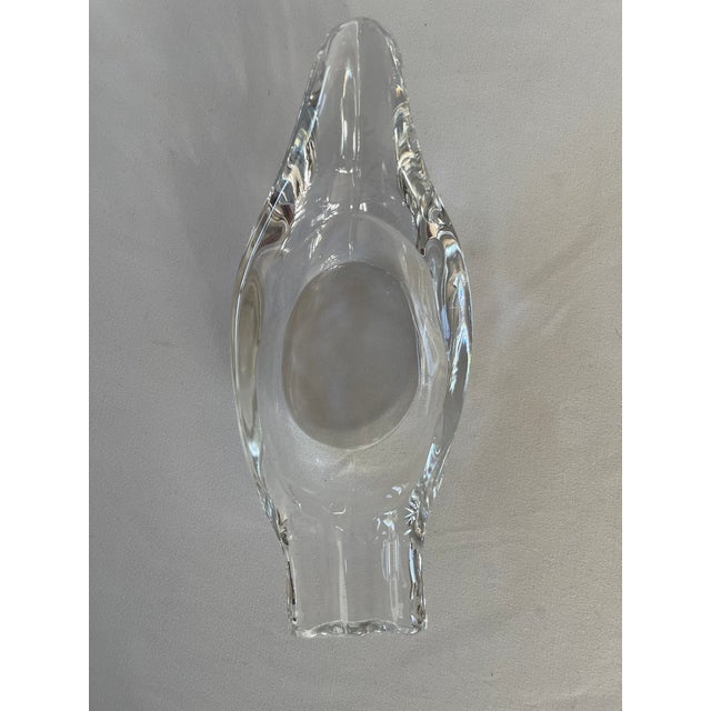 Transparent 1960's French Glass Dove Ashtray For Sale - Image 8 of 10