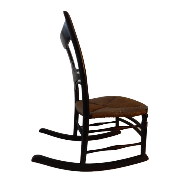 Beautiful Old Armless Rocking Chair Chairish