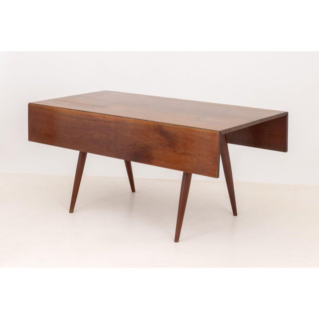 George Nakashima George Nakashima Walnut Drop Leaf Table, 1962 For Sale - Image 4 of 13