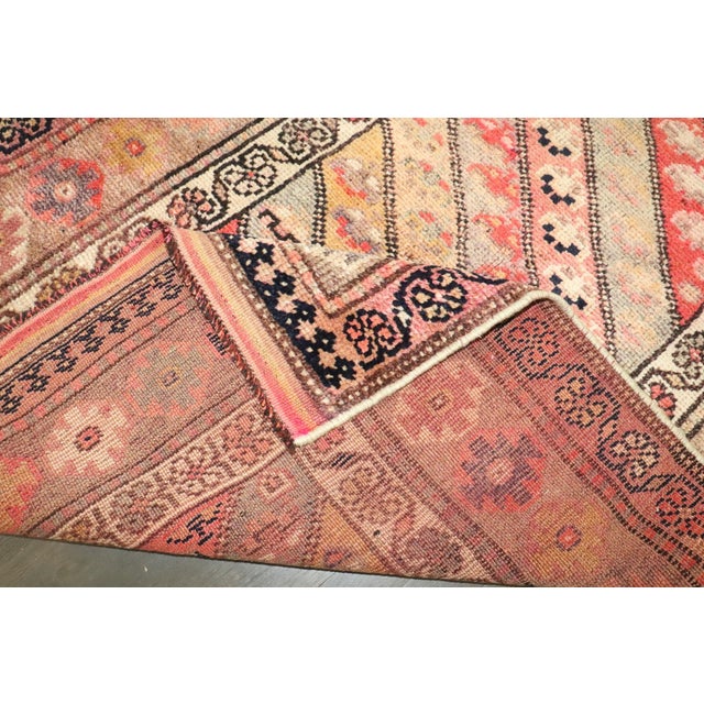 Textile Mid Century Turkish Konya Rug - 3'10" x 7'1" For Sale - Image 7 of 7