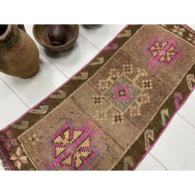 Anatolian Kurdish Floral Carpet For Sale - Image 4 of 5