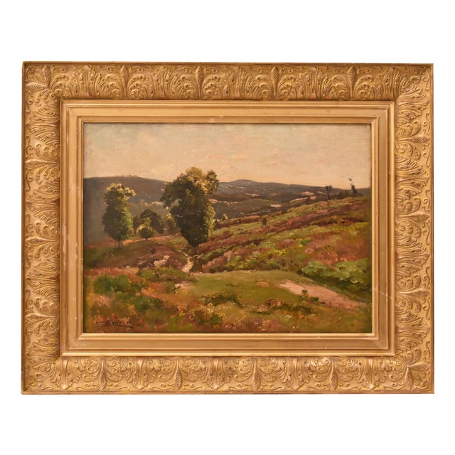 Louis-Alexandre Cabié, French Rural Painting, 1912, Oil on Canvas For Sale