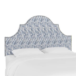 Halsted Headboard in Blue Snake Skin, Twin For Sale