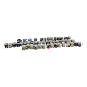 Complete Set of Royal Copenhagen Annual Mugs Small Size Years 67-14 47 Mugs Total