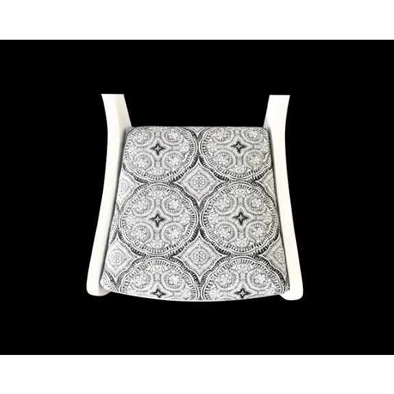 White 1940s Vintage Duncan Phyfe Style Dining Chairs - Set of 4 For Sale - Image 8 of 10