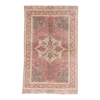 Vintage Turkish Oushak Rug, 03'10 X 06'01 For Sale