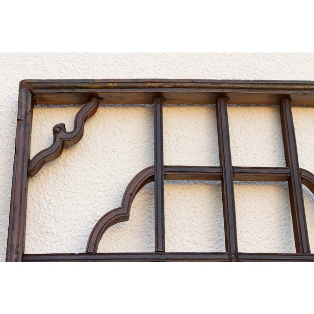 19th Century Pair of Antique Chinese Ruyi Cloud Lattice Panels For Sale - Image 5 of 9