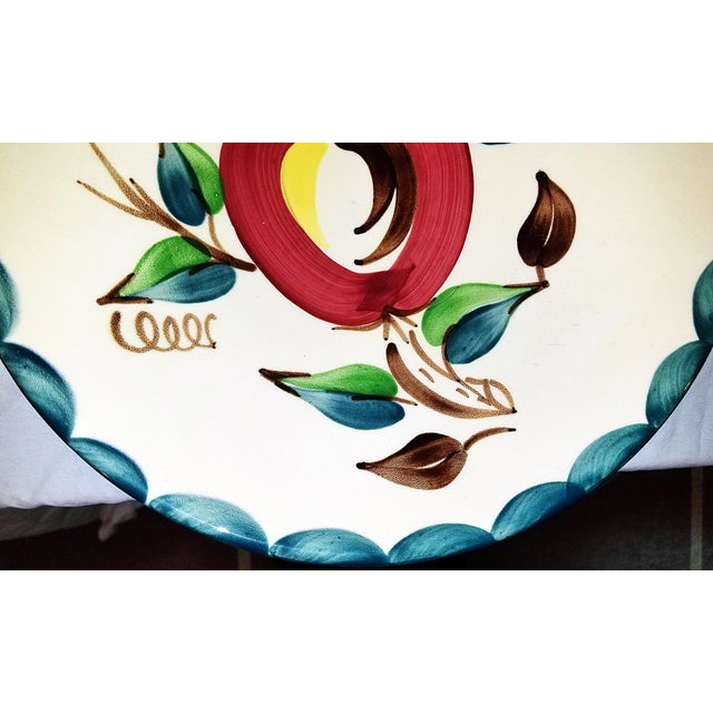 Large 1950s Mid-Century Modern Footed Serving Bowl by Purinton For Sale - Image 4 of 6