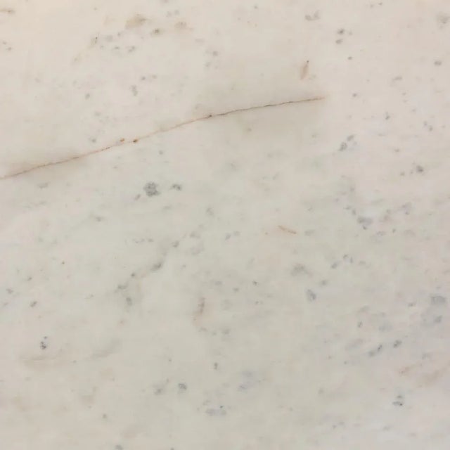 Four Hands Indira Kitchen Island, Smoked Acacia & White Marble For Sale - Image 12 of 13