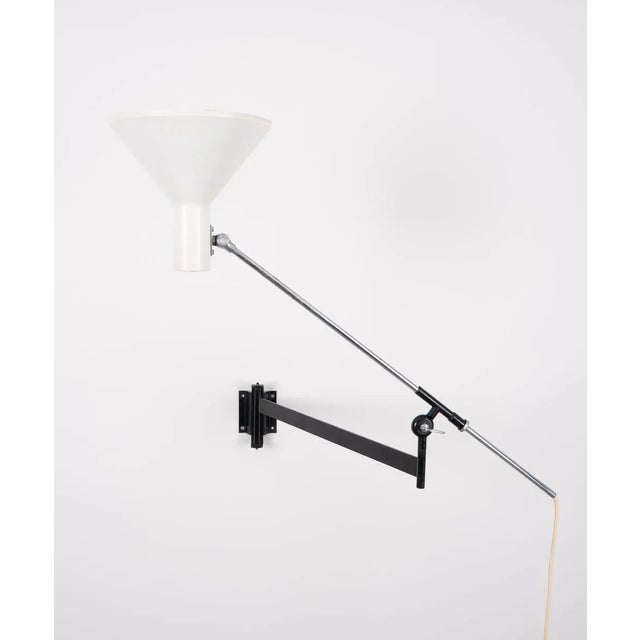 Metal Swivel Arm Table Lamp by Floris H. Fiedeldij for Artimeta, 1964 For Sale - Image 7 of 13