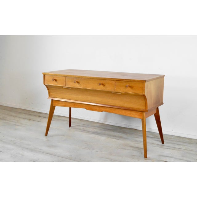 Mid-Century Modern Walnut Sideboard by Alfred Cox, 1960s For Sale - Image 4 of 11