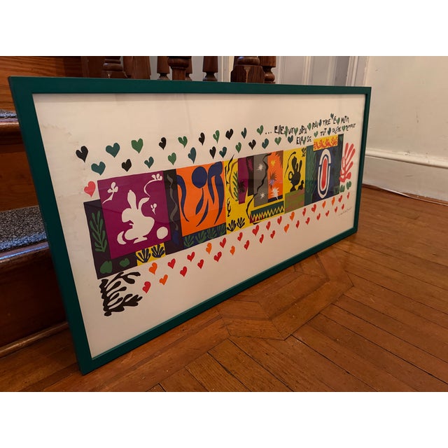 Henri Matisse lithograph of "Les Mille et Une Nuits" (The Thousand and One Nights). The lithograph is plate signed and...