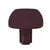 Zola Burgundy Lacquer Oval Dining Table For Sale - Image 9 of 11