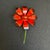 Orange Vintage Enamel Daisy Brooch Orange Flower Pin Original by Robert 60s Retro For Sale - Image 8 of 8