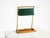 Large Table Lamp with Brass Frame, Teak Base, and Green Lampshade from Temde, 1960s For Sale - Image 4 of 18